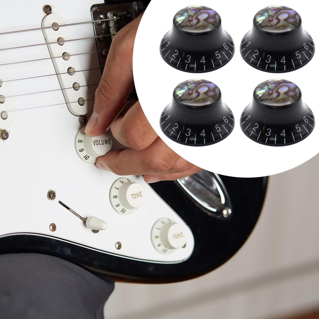 4 шт. Ручки для гитары, поворотные ручки для электрогитары