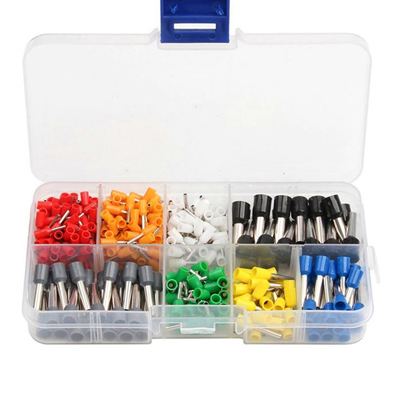 400 шт. трубчатый концевой разъем провода, изолированный терминатор