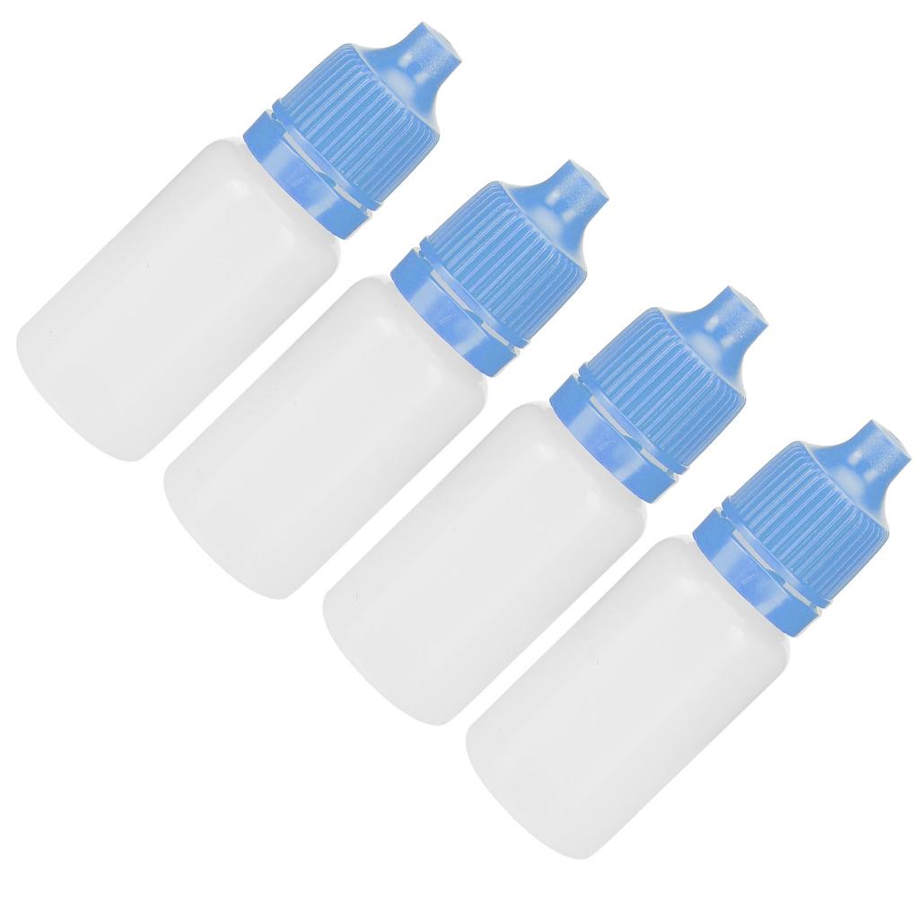 50Pcs 5ml Empty Dropper Bottles Squeezable Eye Liquid Bottle Container with Lids Plugs