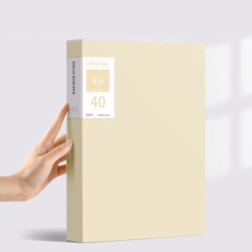 Desktop Storage A1 File Organizer Multifunctional Large Capacity Document Organizer Waterproof Morandi Color