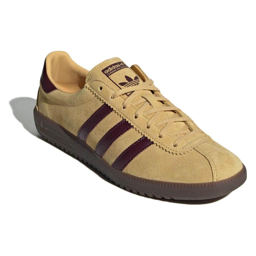 Adidas Originals Bermuda Comfortable Non-Slip Durable Low-Top Skate Shoes Unisex Sneakers Yellow JI4279