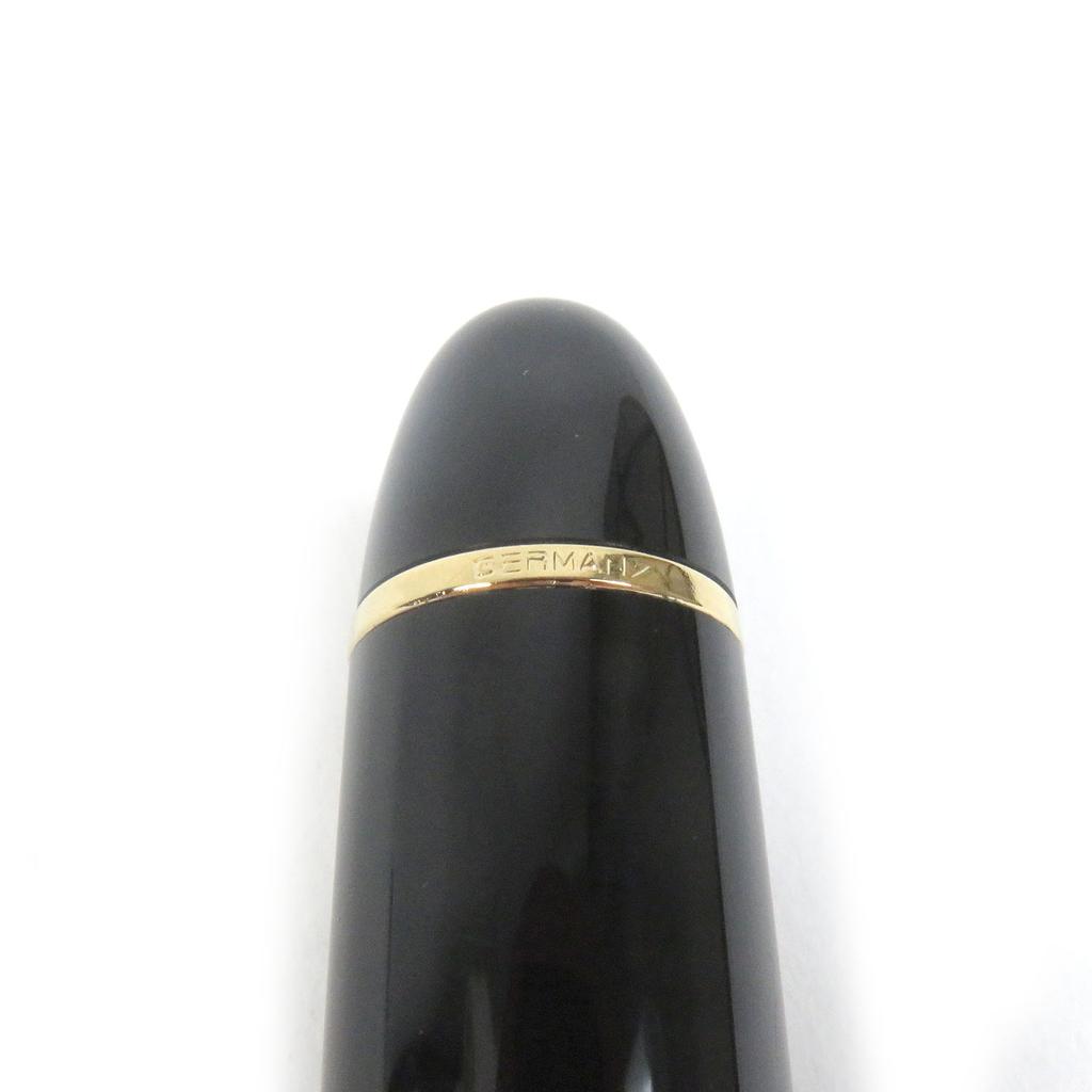 Great MONTBLANC fountain pen Meisterstck 149 Cap type Black gold 18K mens Used