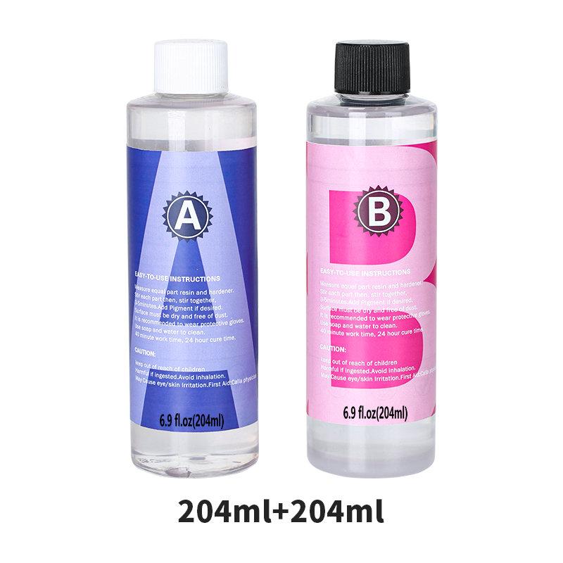 1:1 комплект кристально чистой эпоксидной смолы с высоким глянцем и без пузырьков, художественные смолы для покрытия и литья, для изготовления ювелирных изделий своими руками