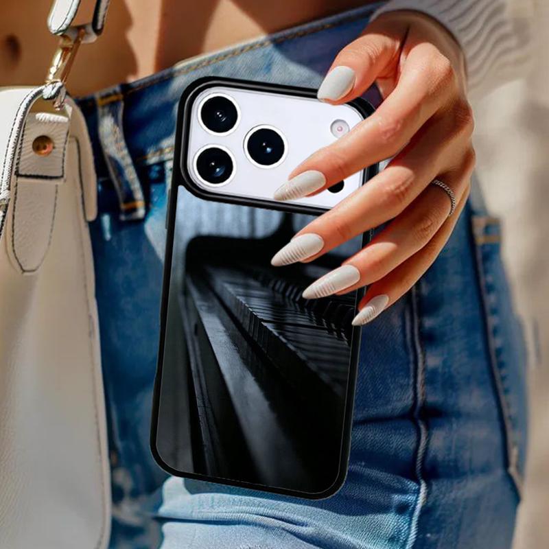 Музыкальный Пианино Элегантный Чехол Для Телефона Для iPhone 17 Air 14 15 13 12 Max Чехол Для Apple 16e 11 Pro Max Plus Coque