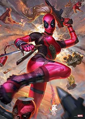 Пазл на 1000 деталей Marvel Леди Дэдпул Серия Gyutto [Чисто-белый] (38,2x53,2см)