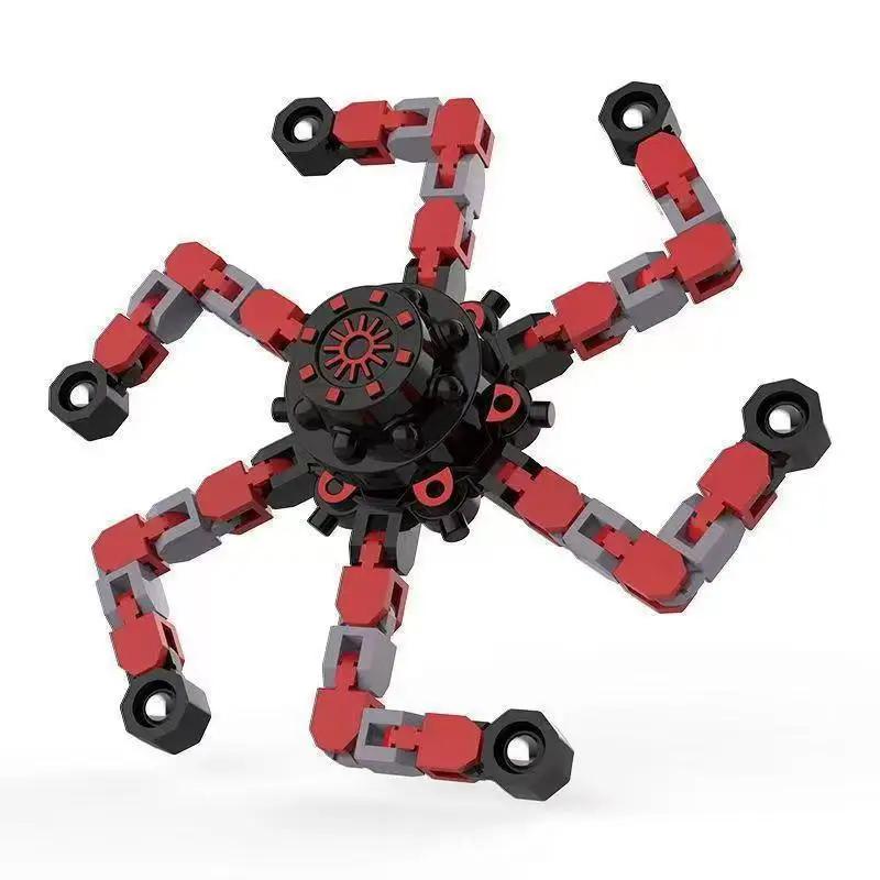 Деформированный Fidget Spinner Цепочка Ручной Спиннер Игрушка Для Снятия Стресса и Антистресса Дети Взрослые Сенсорный Гироскоп Игрушка Подарок