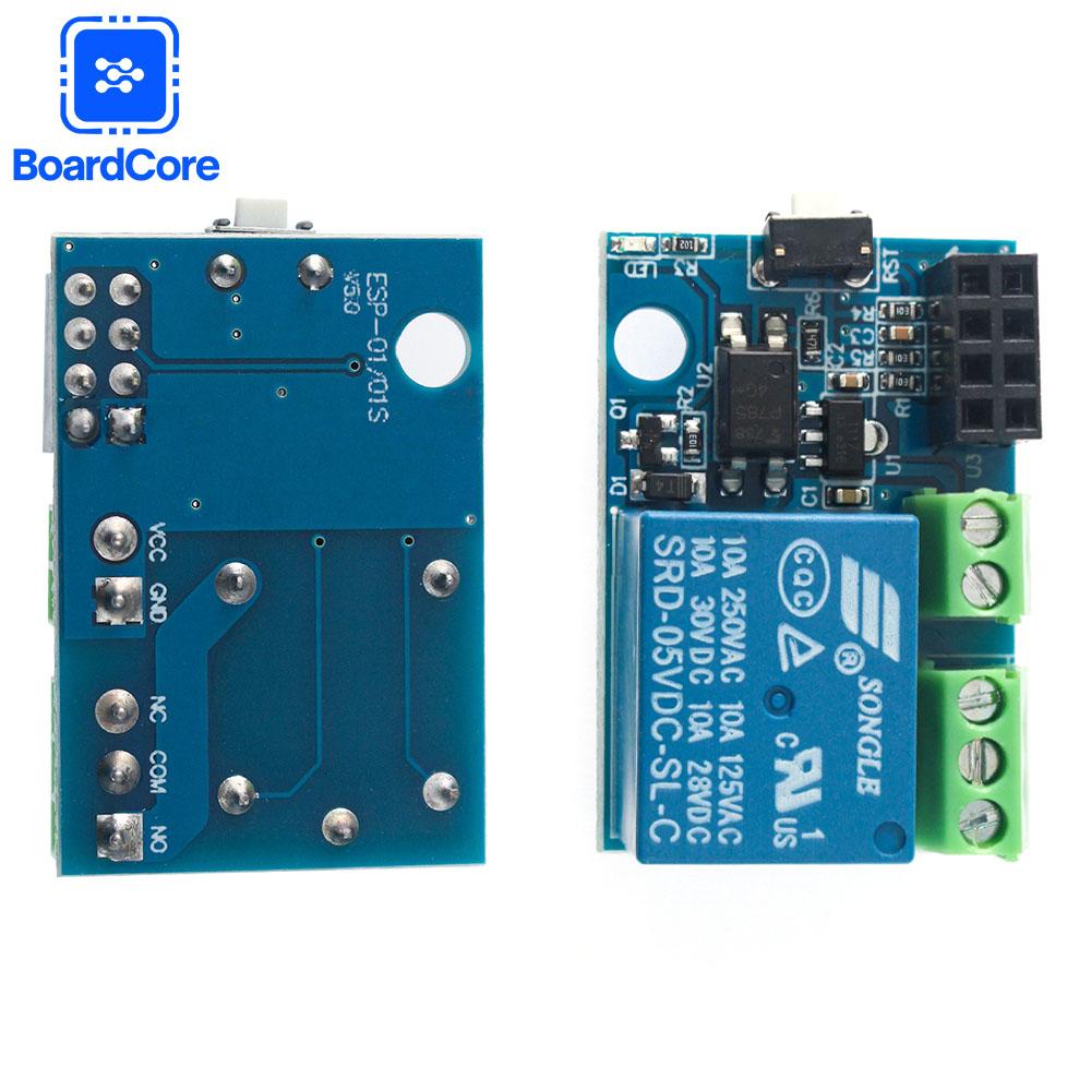 Модуль WiFi реле ESP8266 ESP-01S, умный выключатель-розетка с реле 10A, DIY умная вилка для умного дома, управление приложением