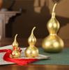 Golden Brass Gourd Ornament: Wealth-Attracting Spring Festival Decor & Housewarming Gift