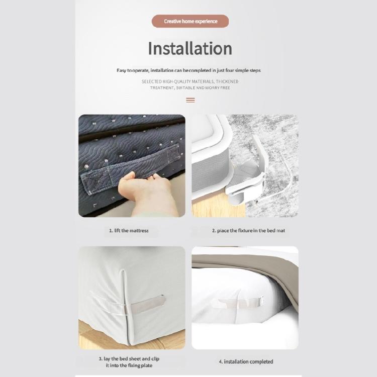 Stable Bed Sheet Clamps Keep Fabric On Mattress ABS Materials Multiple Scene Applicable