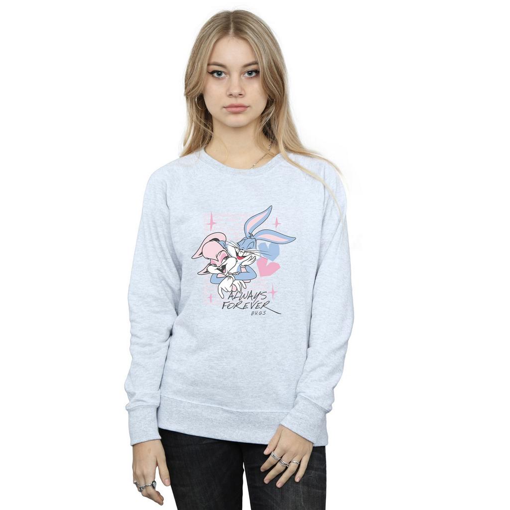 Looney Tunes Girls Always Forever Bugs Bunny & Lola Sweatshirt
