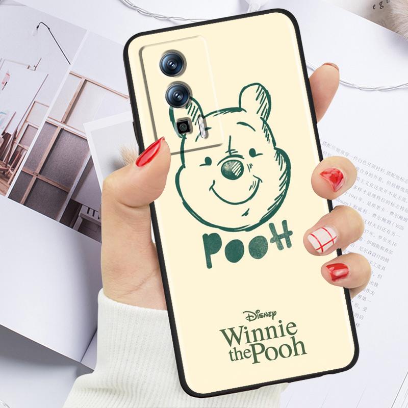 Винни-Пух для Xiaomi Redmi 9A 9C 9AT 10C 9 9T 10 12C 13C 8 12 K60 A1 K50 K40 5G черный чехол для телефона