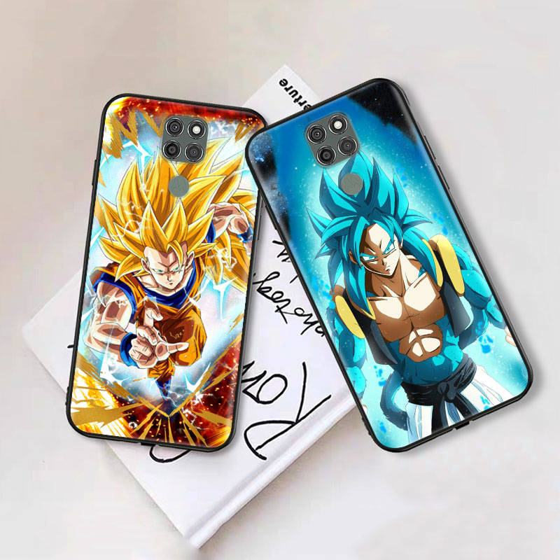 Черный чехол для Xiaomi Poco X6 X4 M5 M6 F5 F6 C65 C55 C50 C51 C40 Pro Redmi 14C A3X 13C 12C 11T 10A 9C Note 7 6 8A Plus W-85 Dragon Ball Z