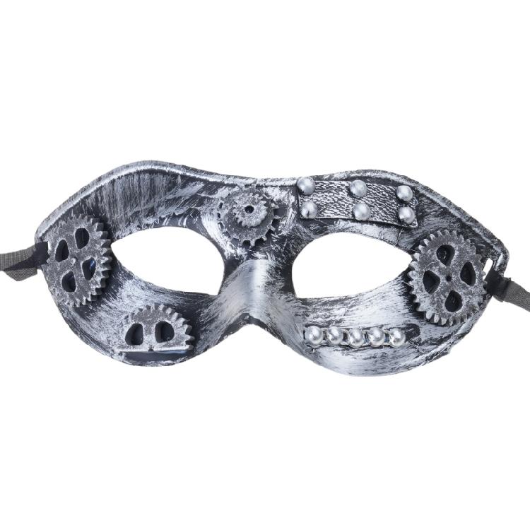 Masquerade Mask Mechanical Half Face Mask Party Mask Steampunk Mardi Gras Mask Halloween Dress up Props for Adult Kids