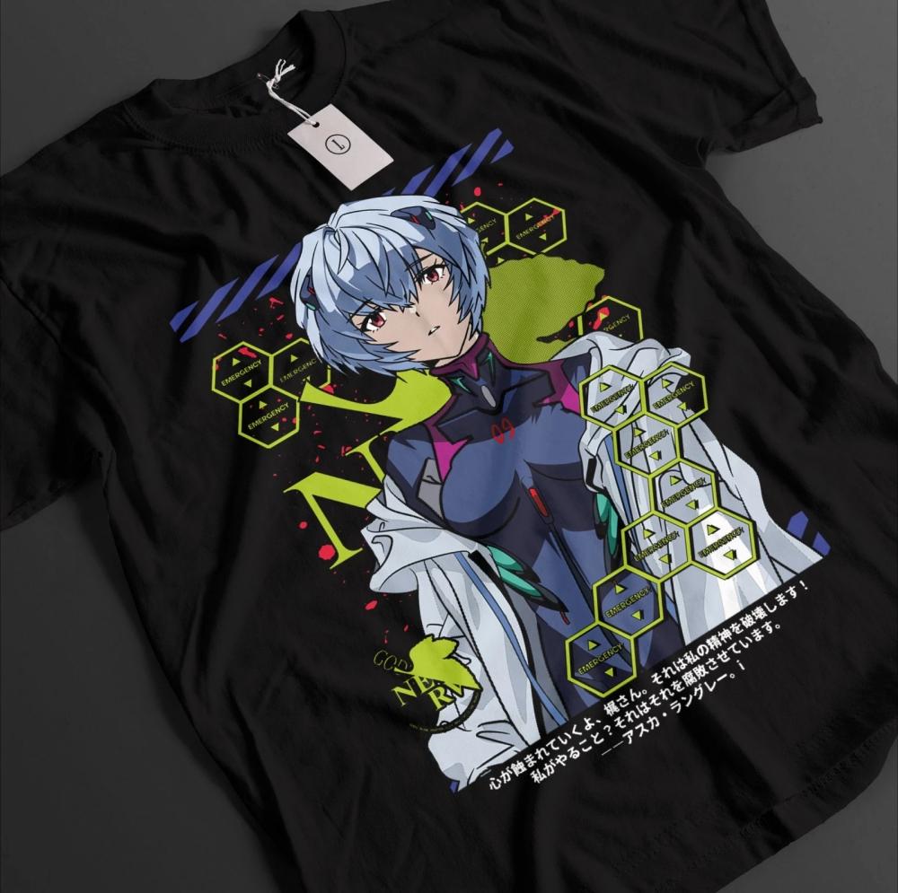 Летняя Новая Футболка Ева Единица 01 Футболка Neon Genesis Evangelion для Мужчин Женщин Японский Аниме Рубашка Унисекс Высококачественный Хлопок Топ с Коротким Рукавом