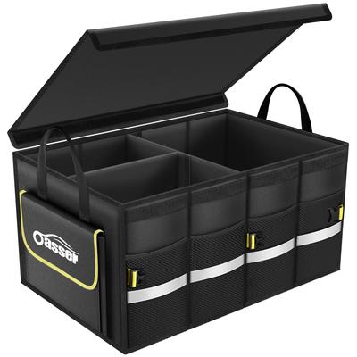 Oasser Trunk Car Storage Large с багажным отделением E3A Box, Ящик, Вместимость, Складной, Крышка, Багажник, Комната, Хранение, Кейс,