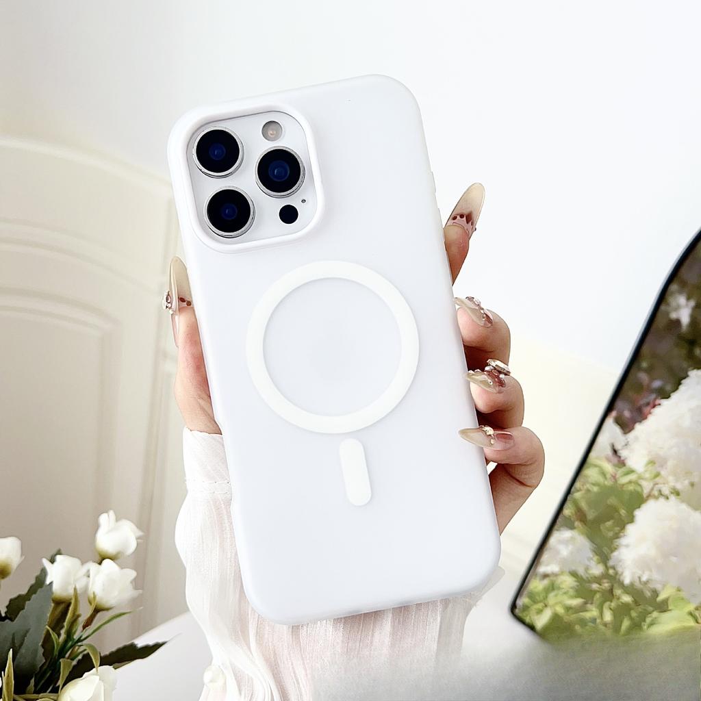 Однотонный гелевый чехол «два в одном» для телефона Apple 16PROMAX, Подходящий для Iphone15 Противоударный и простой защитный чехол