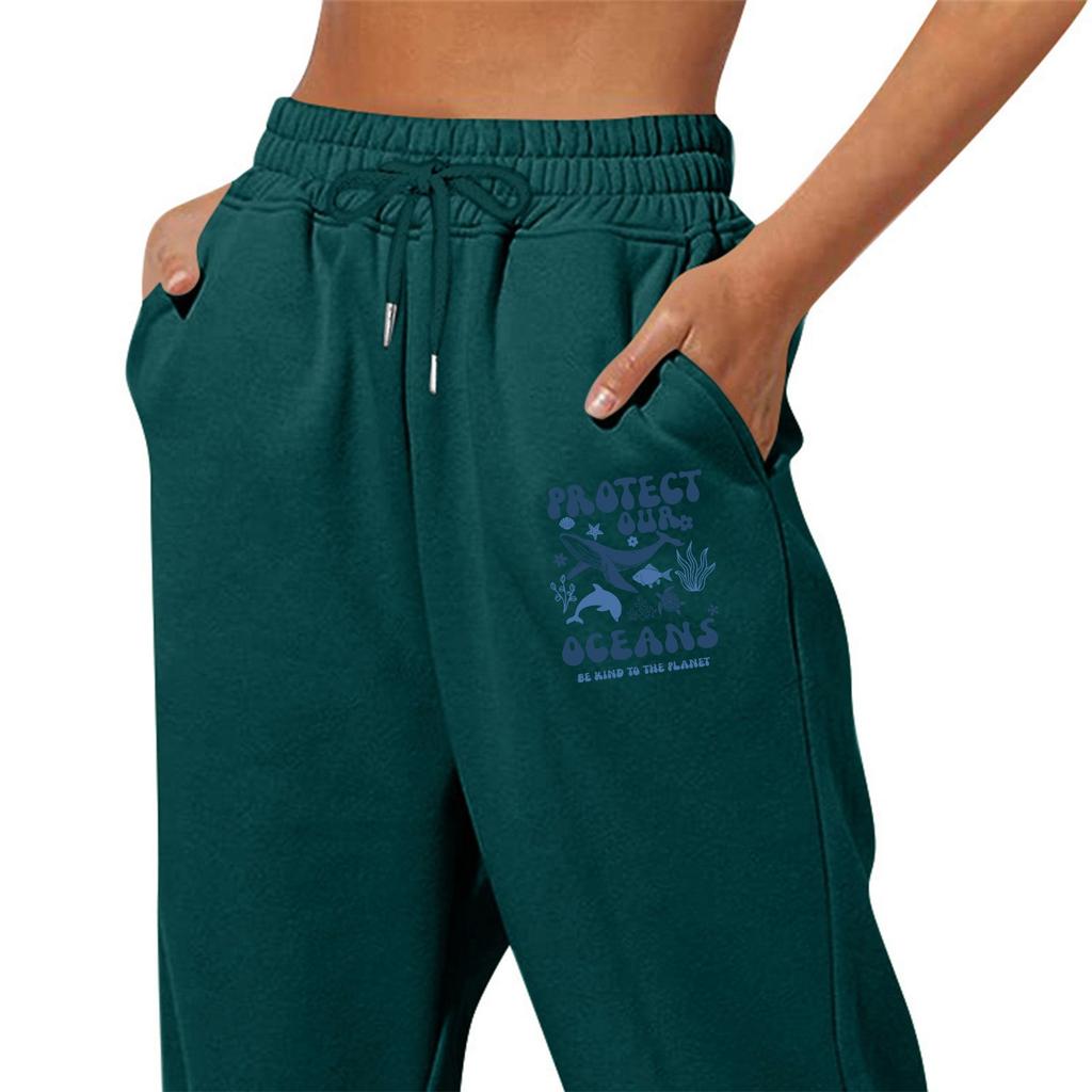 Женские зимние спортивные штаны, однотонные повседневные брюки, женские флисовые спортивные штаны, широкие прямые брюки