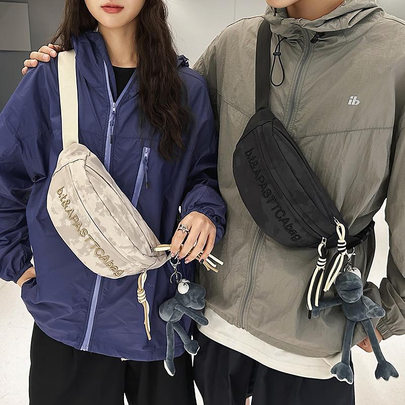 Нагрудная сумка женская большая вместительная спортивная поясная сумка с вышитыми буквами мужская многофункциональная сумка для верховой езды