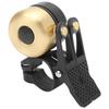 Vintage Bicycle Double Bell Loudly Sound Mountain Bike Horn Knocking Cycling AccessoryBrushed Gold