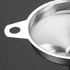 5Pcs 304 Stainless Steel Oil Liquid Funnel Wide Mouth Wine Funnel  Oil Filling