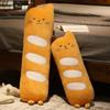 Cute Bread Cat Long Throw Pillow Girl Bed Sleeping Pinch Legs Long Pillow Removable Cat Doll