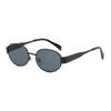 Защита от УФ Легкие Удобные Прочные Высокое Качество Вневременные Стильные Металлический Сплав Овальной Формы Женские Солнечные Очки