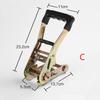 2.5/4/5cm ratchet tensioner tight roper truck webbing fastener tightener bundled with tensioner
