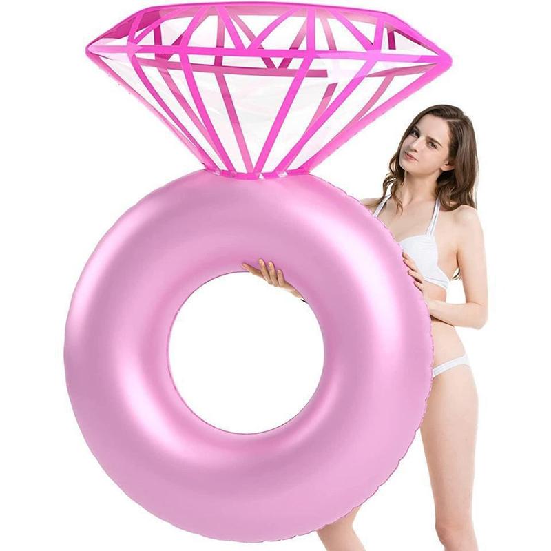 Алмазное кольцо для плавания в бассейне, пляжный поплавок для взрослых, надувное кольцо для плавания, плавающая кровать, веселая вечеринка, пляжный бассейн, игрушка для отдыха в бассейне