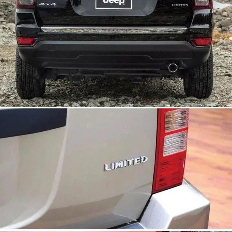 Chrome Black Limited Letters Rear Trunk Fender Emblem Badge Sticker Decals For Toyota Highlander Tacoma Tundra Car Accessories RA1