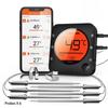Беспроводной Bluetooth-термометр для мяса, цифровой кухонный термометр для барбекю, поддержка 6 зондов, приложение для мониторинга в режиме реального времени для духовки