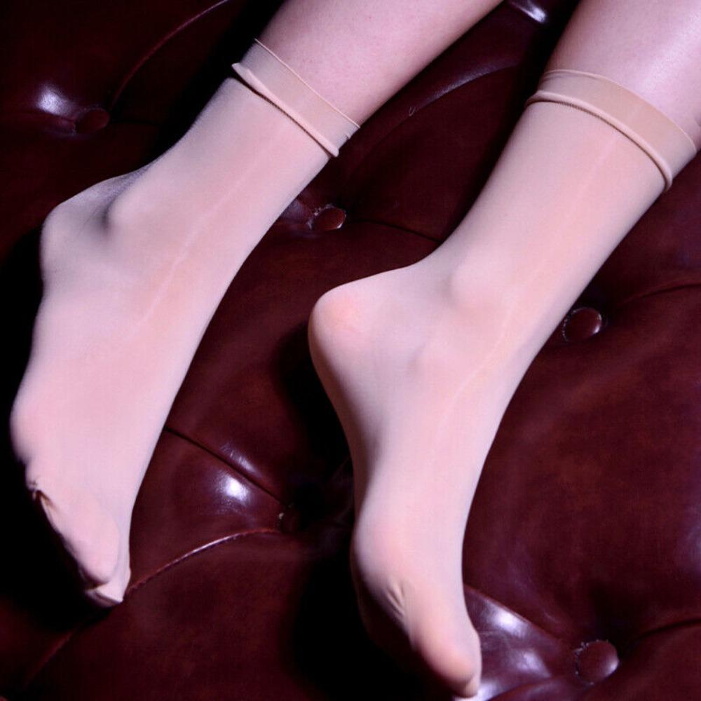 Nylon Oily Socks Breathable Ultra Thin Socks New Silky Socks Men Women