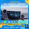 9" Android 14 для HONDA INSIGHT 2009 - 2014 Навигация GPS Carplay Мультимедийный плеер Автомобильное радио Авто Стерео 2din DVD 360 Камера