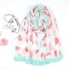 2024 Spring And Autumn Winter New Cotton And Hemp Long Thin Scarf Travel Versatile Sunscreen Warm Shawl For Women