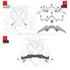 Motorcycle Accessories Black Naked Front Downforce Spoiler Winglet Aerodynamic Wing Kit Spoiler For YAMAHA MT 07 2021 2022 2023