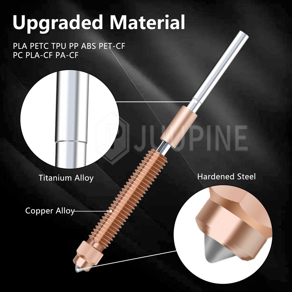 Upgrade For Creality K2 Pro Hotend Ceramic Heating Block Kit 0.4mm All-metal Integrated Quick swap Nozzle 350°C for Creality