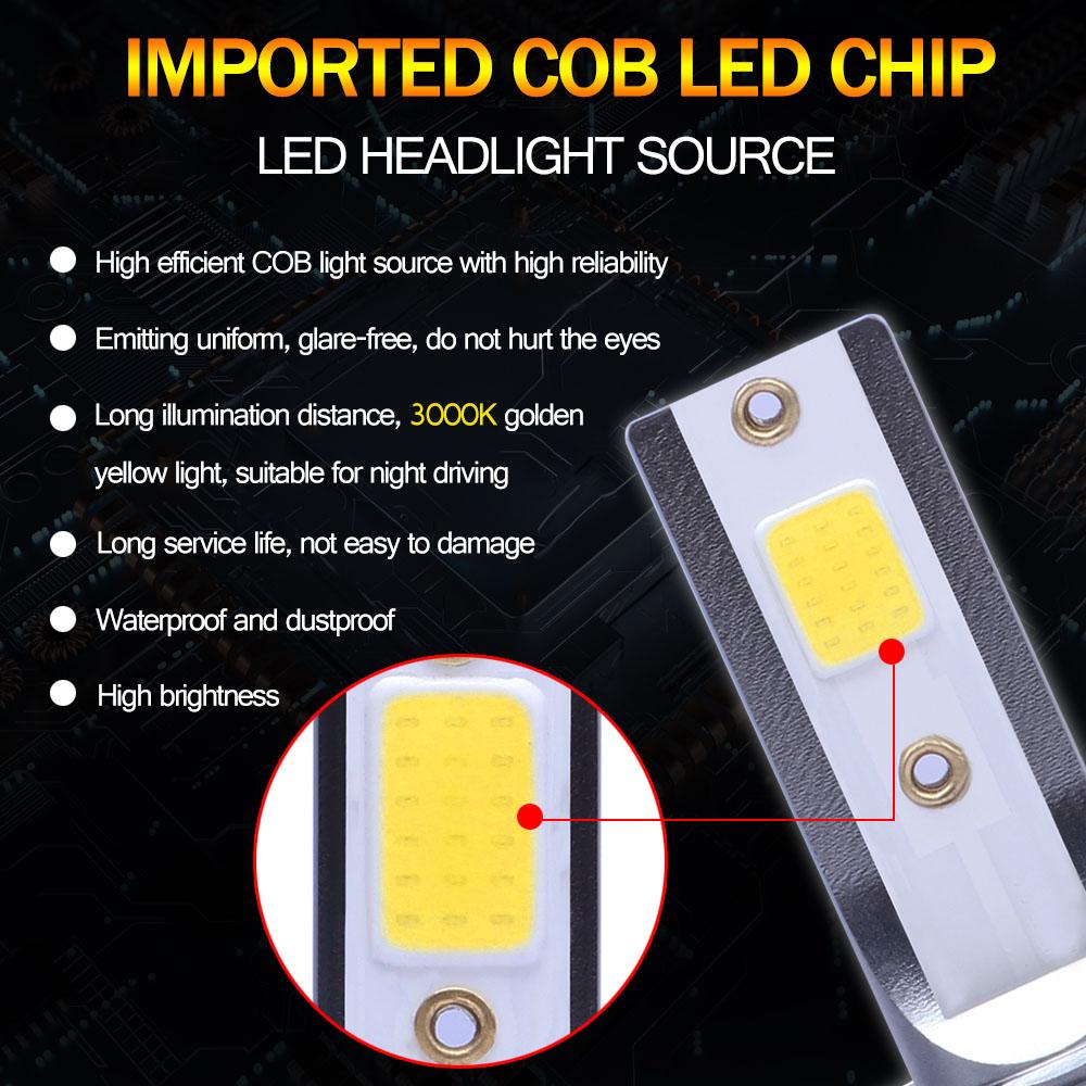 Суперяркие светодиодные фары H11 H8 H9, угол освещения 360 градусов, 120 Вт, 26000 лм, автомобильные лампы для фар, автомобильные аксессуары, лампы для фар