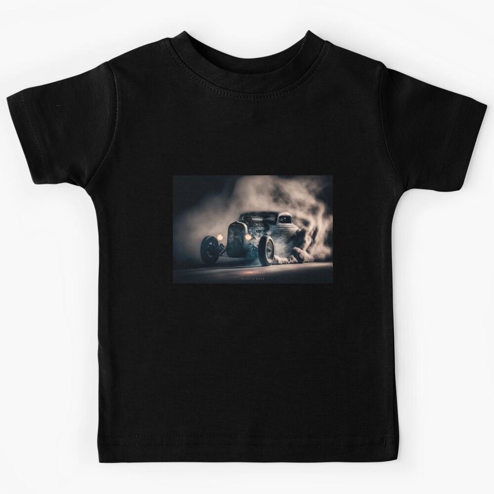 Hot Rod Burnout #8, a perfect gift for all American Muscle Car fans Kids T-Shirt