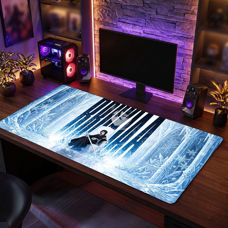 Big Mouse PadBleach anime Extended Soft Desk Mat Gaming Office Computer Table Decor Mat