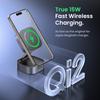 Qi2 25W Magnetic Wireless Charger Stand 2-in-1 Charging Stand For iPhone 15 16 Pro Max/AirPods For MagSafe Fast Charger