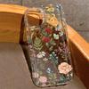 Transparent Flowers Plants Phone Case for Samsung Galaxy A15 A55 A35 A54 A53 S25 S24 S23 S22 Ultra Plus FE Shockproof Soft Cover