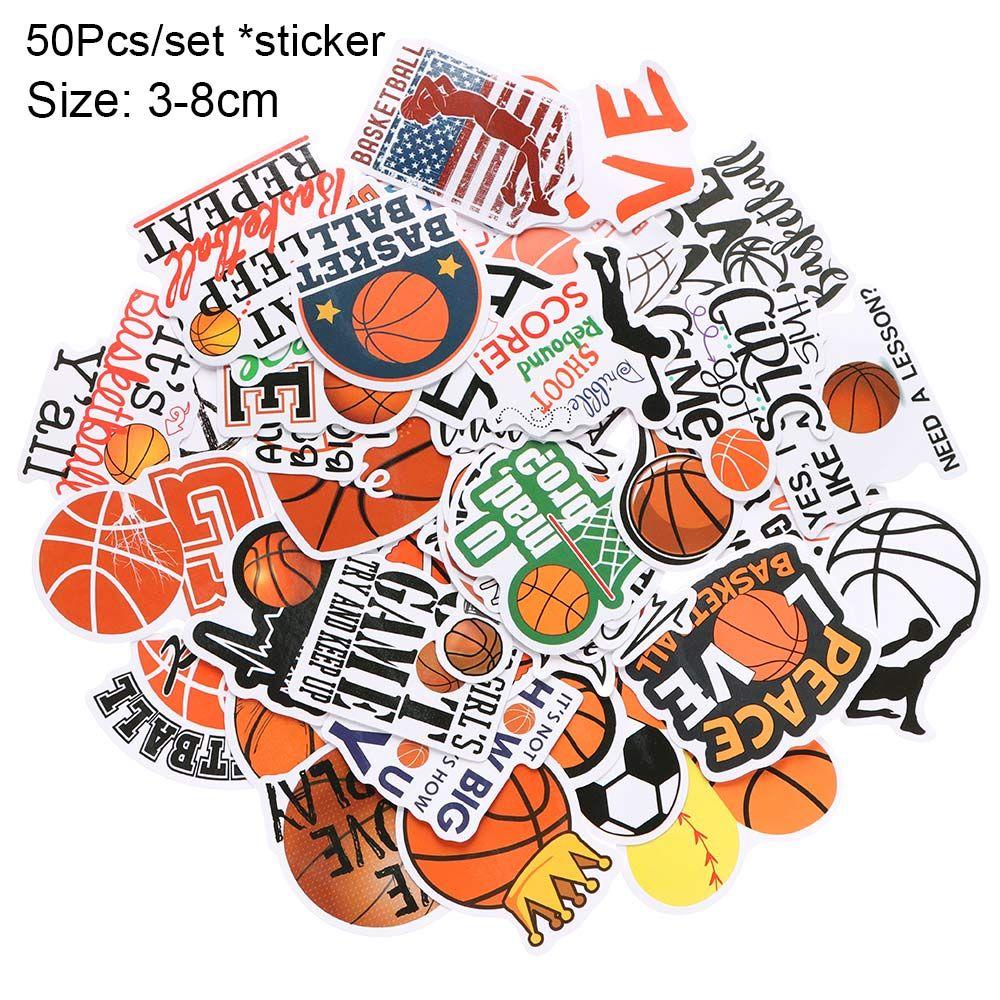 Scrapbooking Ornament Graffiti Basketball Stickers Suitcase Skateboard Decor Decorative Decals