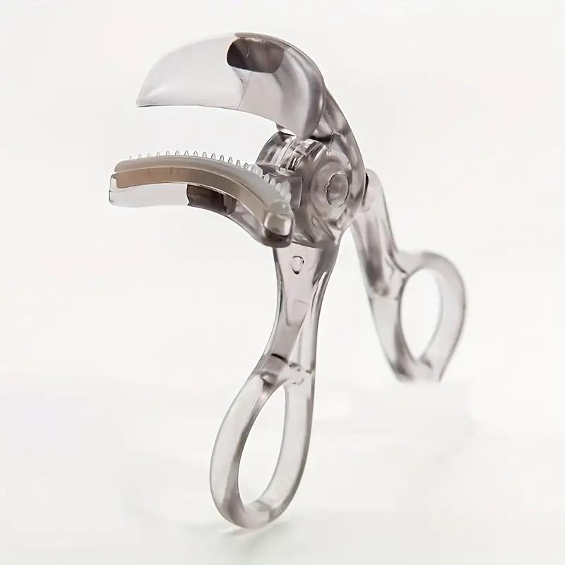 Portable Wide-Angle Eyelash Curler with Built-In Comb Easy Clip-On for all Eye Type Hygienic Lash Curler for Sensitive Beginners