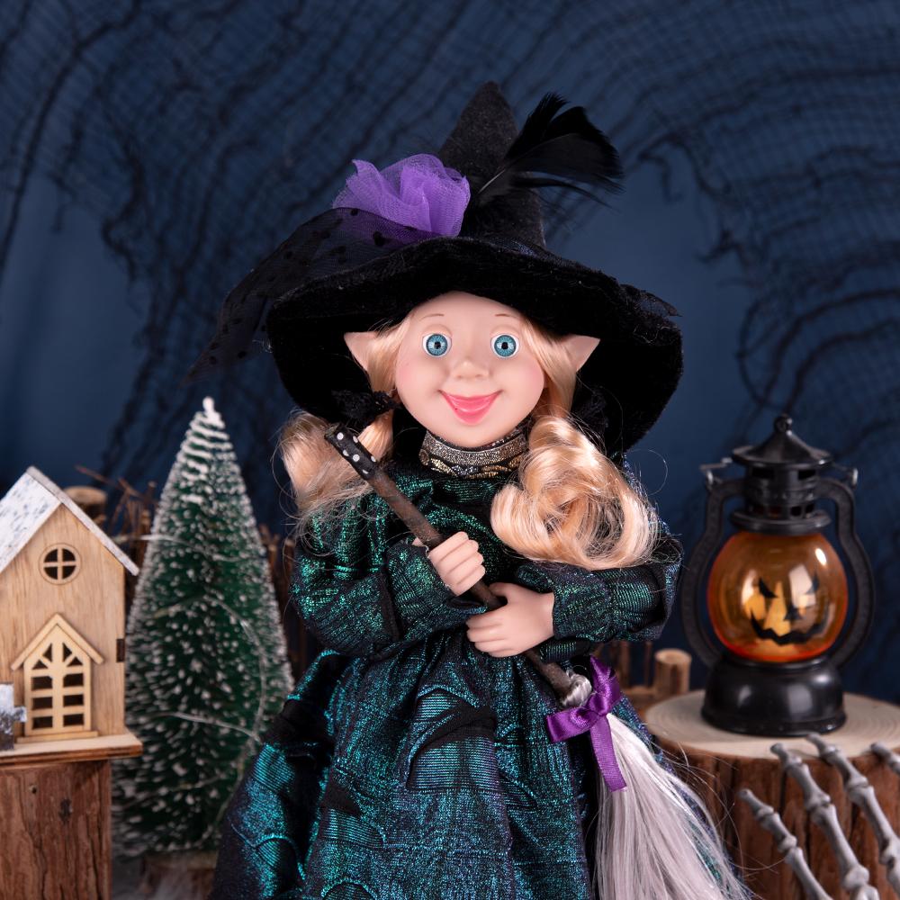 Хэллоуин Ведьма Украшение Эльф Мальчик Девочка Кукла Игрушка Рождественские Подвесные Украшения Домашний Декор Эльф Подвесное Украшение Новогодние Подарки