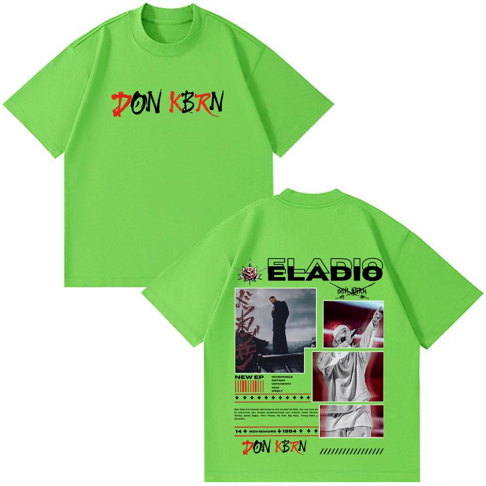 Eladio Carrion DON KBRN 2025 Album Graphic T-shirts Men Women Clothing Fashion Hip Hop Tshirt Casual Cotton Short Sleeve T-shirt12
