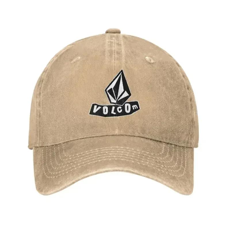 Custom Volcoms Logo Baseball Cap Sports Cotton Snapback Hats Women Unisexs Adjustable Dad Hat