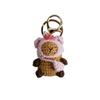 Wool Making Capybara Keychains Kapibala Crochet Keyrings Knitting Capybara Doll  Women Girls