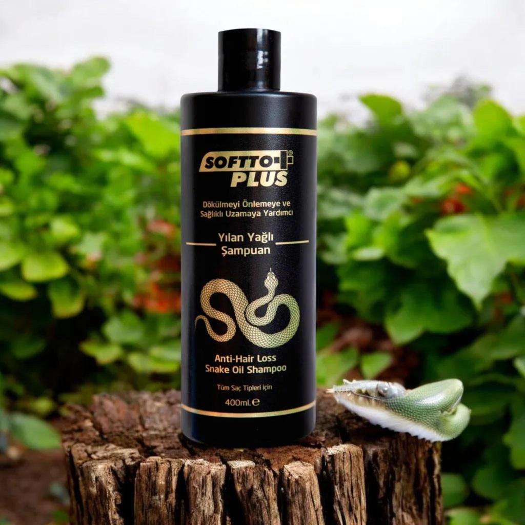 Softto Plus Snake Oil Shampoo - Шампунь против выпадения волос 400 мл