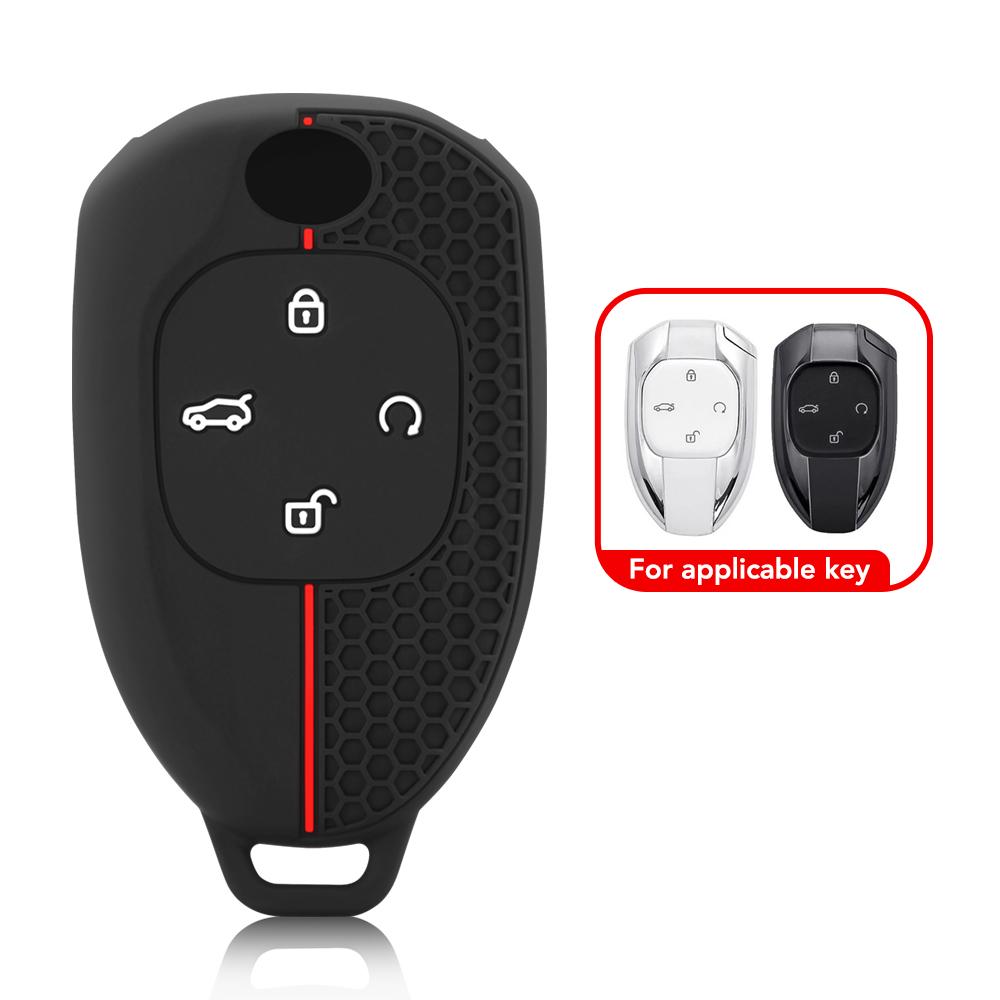 Silicone Car Smart Key Case Cover Shell For GAC Trumpchi GS4 GM8 GA3 GA6 GA4 GS5 GS3 Legend GS8 Empow J11 J12 J13 J14 J15 J16