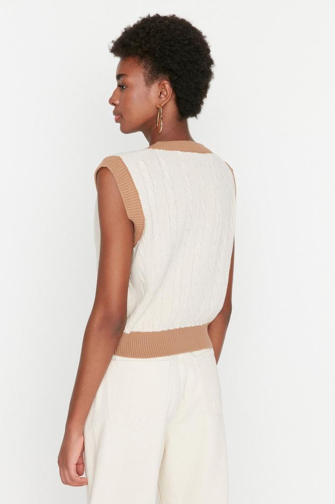 Women's Elegance Style Sweater Stone Crop Hair Knitted Knitwear Sweater