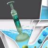 Toilet Leather Plug Household One-shot Toilet Sewer Dredging Strong Leather Suction Vacuum Pipe Dredger